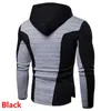 Mannen Casual Hoodies Sweatshirts Mens Lange Mouw Patchwork Pullover Hooded Sweatshirt Mannelijke Mode Lente Tops 4 Kleur 211014
