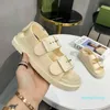 Ontwerper-Mode Strand Hoge Kwaliteit Dames Sandalen Comfortabele Rhinestone Platform Wiggen Dames Schoenen Schoenen Gladiator Open Teen Dia's