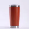 18 Colors Mug 20oz Tumblers Stainless Steel Vacuum Insulated Double Wall Wine Glass Thermos Coffee Beer Big Capacity Mugs With Lids For Travel