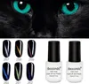 7ml 6color 노란색 녹색 자주색 Cateye gelpolish 광택 젤 폴란드 색상 고양이 눈 네일 용품 LED 손톱을위한 겔 광택