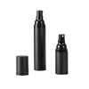 Empty Black Frosted Plastic AS Spray Pump Bottles Airless 15ml 30ml 50ml Dispenser for Cosmetic Liquid/Lotion