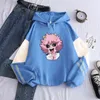 Harajuku Anime My Hero Academia Bluzy Z Długim Rękawem Unisex Streetwear Cartoon Kawaii Shy Girl Graphics Mina Ashido Bluzy Y211122