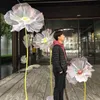 3 Pcs/lot Wedding Decoration Props Road Guide Flower Party Stage Aisle Silk Yarn Flowers Window Backdrop Supplies