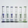 Glass Water Pipes 10 Inch Tall Hookahs bongs 6-Trees Honeycomb Percolate bong 14mm Female with bowl Dab Rigs