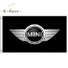 British Mini Cooper Car Flag 3 * 5ft (90cm * 150cm) Polyester Banner Decoration Flying Home Garden Flags Festive Cadeaux