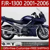 OEM Fairings For YAMAHA FJR-1300 FJR 1300 A CC FJR1300 01 02 03 04 05 06 Moto Body 106No.44 FJR-1300A 2001 2002 2003 2004 2005 2006 FJR1300A 01-06 Bodywork Kit Dark blue