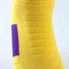 Profissional Sport Socks Homens Performance Fitness Basquete Running Athletic Crew Sock Respirável Coxim Almofada Compressão Sock Y1222