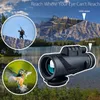 Telescópio Binóculos Bak4 80x100 Óptica Zoom HD Lente À Prova D 'Água Alta Definição Monocular Spotting Scope Portable para Caminhadas Hunting