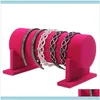 Packaging & Jewelryveet Detachable Headband Hair Hoop Clasp Display Stand Rack 36Cm Organizer Storage Bar For Shop Jewelry Pouches Bags Dro