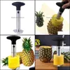 Vegetabiliska köksredskap Kök, matsal Bar GardenFashion Novelty Hem Hem Håller Rostfritt Stål Frukt Pine Corer Slicer Peeler Cutter Parer K