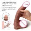 NXY Godes Femmes avec Peau Réaliste de Grands Membres, Pénis Doux, Gros Gode Sexy, Masturbation Féminine, Ventouse en Silicone Double Couche en Style Gode1210