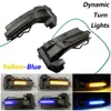 2 sztuk / partia dla Audi Q2 Q3 Q3 F3 Dynamic Dynamiczne LED Mrinker Turn Signal Light Widok z tyłu Wskaźnik Lusterka Repeater Lampa samochodowa