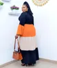 Ubranie etniczne muzułmańska sukienka Ramadan Eid Abaya Dubai Turkey Robe Longoe Djellaba Femme Abayas Arabic Sukienki Kobiety Islam Summer Moroccan Kaf