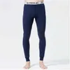 Homens de outono e inverno Long Johns 100% algodão térmico cueca térmica calças tamanho m a 4xl 210910