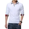 Arcsinx Brand Pikétröja Män Vår Långärmad Casual Men Tee Stort Storlek 5XL 4XL 3XL Cotton Mens Polo Shirts Man Kläder 210401