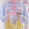 Baby Child Born Plastic Coat Clothes Hangers Söta tecknad justerbara 4 färgställningar