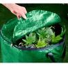 Amkoy органические отходы кухонные садовые сад ярд компост сумка экологически чистые PE плантатор кухонные отходы органический компост сумка 210615