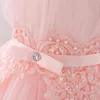New 2021 Autumn Newborn Baby Clothing Baby Girl Dresses Infant Wedding Dresses For Girls Party First Birthday Princess Dresses G1129