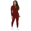 Spring Y2k Two Piece Tracksuit Set Women Clothing Solid Color Plaid Long Sleeve T-shirt+Skinny Leggings Grey Fitness Suit Female 210604