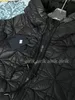 Parkas en duvet pour hommes Designer Homme Designers Downs Vêtements Sweat à capuche Fermeture à glissière Lettre Veste en coton à deux côtés s Manteaux d'hiver Designers1 Pulls s Vêtements Noir 02 N849