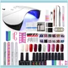 Salon Health Beautygel Kit de vernis à ongles avec 60S 90S 120S Réglage de la minuterie Lampe Outils de manucure Q1Qd Art Kits Drop Delivery 2021 Hvkq6