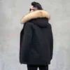 Unten lange wasserdichte Jacken Kunstpelzmantel für Mann Winterjacke Pufferjacke Männer Winter warme Mäntel Männer Kleidung 211104