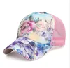 Кепки с цветком розы для девочек, классические бейсбольные кепки унисекс, летние сетчатые шапки Snapback, солнцезащитная кепка для отдыха, шляпа в стиле хип-хоп DD282