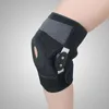 Aluminiumlegering Bracket Knee Brace Safety Support Justerbara andningsbara kn￤skydd Ben Protector Guard For Sport Running Elbow Pads