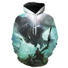 Anime Bluzy Monster Hunter 3D Printed Bluza Mężczyźni Kobiety Casual Streetwear Hoodie Harajuku Kids Boy Girl Punk Tops Odzież G1019