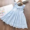 Urso líder bonito meninas vestido verão meninas roupas curva vestido vestido crianças vestido bebê meninas vestido casual desgaste 210708