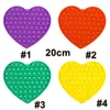 20cm 30cm Giant Pioneer Fidget Toy Silicone Rainbow Push Poppers Board Sensory Finger Puzzle Mega Jumbo Big Size Press Ball Game H4237HX