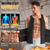 Taillentrainer-Weste für Männer, Gewichtsverlust, Schweißweste, doppelte Bauchkontrolle, Trimmergürtel, Neopren, Workout, Oberkörperformer, 3XL