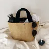 HBP Brown Fashion Trend Weave Tote Bag Women High Quality Design Handbags Casual Large Straw Bags Summer Beach Travel Shoulder Purses