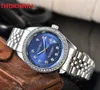 Mulheres Casuais Homens Strass Diamantes Anel Relógios 40mm Vestido De Moda Famoso Designer de Aço Inoxidável Cinta de Quartzo Movimento de Quartzo