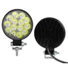 Runda 42W 14 LED-arbete Ljus 12V 24V Off Road Flood Spot Lampa för Jeep Bilbil SUV-strålkastare Camping belysning dimma Ny