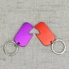 Aluminium dog tags flesopener sleutelhanger rugzak naamplaatje licht en gemakkelijk te dragen multicolor optioneel KK0042HY