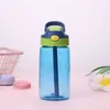 Nieuwe hot fashion 480 ml schattige baby water beker lekvrije fles met stro deksel kinderen school outdoor drinkopleiding