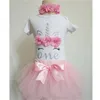 Baby Unicorn Romper+Tutu Skirts Outfits Summer 2021 Kids Boutique Clothing 3-24m Infant Girls Birthday Party Dress Up 322 Y2