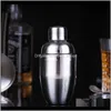 Outils Mélangeur de cocktail en acier inoxydable Vin Martini Boire Boston Style Shaker Party Bar Outil 8Oz 12Oz 18Oz 25Oz Ewb3393 Uhmst VS1TC