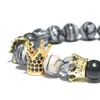 Brins de perles 2022 8mm Pierre Naturelle Bracelet Mode Hommes Femmes Couple Couronne Braclet Fille Bijoux Garçon Accessoires Cadeau Pour Amis Amant Ke