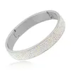 Preço por atacado preço claro cristal de cristal de jóias de aço inoxidável em aço inoxidável casamento / engair a pulseira Q0719