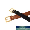 Femmes large taille ceinture Vintage grande boucle ardillon ceintures noires pour jeans marron PU faux cuir sangle ceinture chaude dames robe ceintures