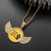 Hiphop Jewellery Custom Photo Memory Medallions Picture Pendant Necklac Bling Jewelry Sets Cz Cubic Zirconia Diamond Necklace