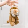 Tigers lions Plush Keychain pendants creative cute car key chain lovers cartoon bag Pendant stuffed dolls Kids Toys Baby Birthday Gift For Children 640630273233