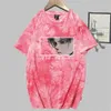 2021 Hot Anime Attack on Titan Print Fashion Round Neck Tie Dye T-shirt Man and Woman Y0809