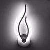 Wall Lamps LED Light Modern Lamp Acrylic Sconce 10W AC90-260V Flame Shape Indoor Bathroom Bedroom Living Room Hallway Art334e