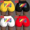 Vrouwenbroek Sexy Yoga Shorts Slanke Gedrukte Letter Korte Zomer Designer Mini Leggings Party Plus Size Casual Kleding