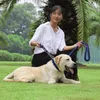 Pet Leashes Justerbar Nylon Dog Collar Set Soft Collars För Stora Hundar Avstå Bite Leash P Chain Rope