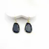 delivery Gold Color Irregular angle Dangl Earring Yellow Pink White Hoo Earrings Natural Stone Lapis Lazuli Women Jewelle