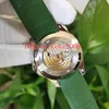 Orologi da polso perfetti 3KF waches 5168G-010 5168 42mm quadrante verde impermeabile calibro 324 S C movimento meccanico trasparente automatico cinturino in caucciù naturale orologio da uomo